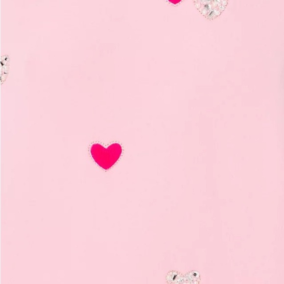 Lilly Pulitzer ballad Pink Heart Sweatshirt - Picture 7 of 7